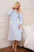 Camille Women's Supersoft Fleece Button Front Housecoat with Pockets