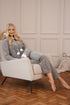 Camille Women's Hooded Pyjama Set Long Sleeve Fleece Nightwear