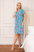 Classic Rose Print Cotton Nightdress