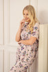 Womens Lightweight Floral Print Short Sleeve Pyjama Set
