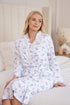 Womens Luxury 100% Cotton Lightweight Porcelain Floral Wrap