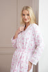 Womens Luxury 100% Cotton Lightweight Porcelain Floral Wrap