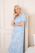 Womens 100% Organic Cotton Classic Full Length Short Sleeved Nightdress