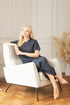 Womens 100% Organic Cotton Classic Full Length Short Sleeved Nightdress