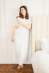 Womens 100% Organic Cotton Classic Full Length Short Sleeved Nightdress
