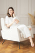 Womens 100% Organic Cotton Classic Full Length Short Sleeved Nightdress