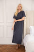Womens 100% Organic Cotton Classic Full Length Short Sleeved Nightdress