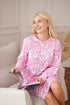 Womens 100% Organic Cotton Classic Knee Length Long Sleeved Nightdress