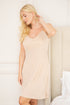 Camille Women's Full Slip Chemise Dress Knee Length Nightwear