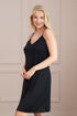 Camille Women's Full Slip Chemise Dress Knee Length Nightwear
