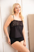 Camille Women's Luxury Lace Trim Camisole Ladies Comfort Vest Top