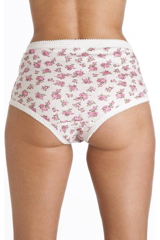 Womens 3 Pack 100% Cotton Pink Mix Full Briefs
