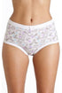 Womens 3 Pack 100% Cotton Purple Mix Full Briefs