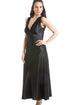 Luxury Black Lace Satin Chemise
