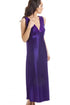 Luxury Purple Lace Satin Chemise