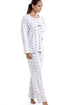 Classic Cotton Jersey Lilac Floral Print Pyjama Set
