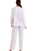 Classic Jersey Cotton Pink Floral Print Pyjama Set