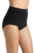 Two Pack Black Seamfree High Waist Shapewear Control Briefs