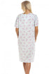 Womens PolyCotton Short Sleeve Floral Nightdresses
