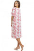 Womens Short Sleeve Knee Length Nightdress