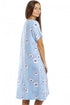 Womens Short Sleeve Knee Length Nightdress