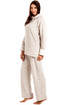 Camille Womens Grey Glitter Heart Pyjama Set
