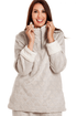 Camille Womens Grey Glitter Heart Pyjama Set