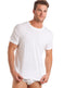 Haigman Three Pack White Crew Neck T-Shirt