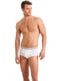Mens Haigman Three Pack White Briefs