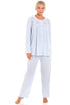 Womens Classic Long Sleeve Full Length Pyjama Set