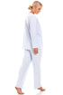 Womens Classic Long Sleeve Full Length Pyjama Set