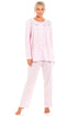 Womens Classic Long Sleeve Full Length Pyjama Set