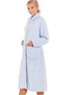 Womens Supersoft Button Front Diamond Print Housecoat