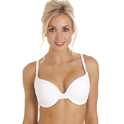 Camille Women's Underwired Multiway Bra in White Moulded Cup Lingerie