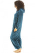 Camille Women's Hooded Super Soft Fleece Onesie Ladies Zip Jumpsuit