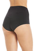 Womens High Waist Seamless Floral Lace Briefs Black
