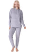 Womens Supersoft Velour Loungewear Pyjama Set