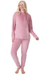 Womens Supersoft Velour Loungewear Pyjama Set