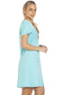 Womens Short Sleeve Pug & Cat Nightdresses