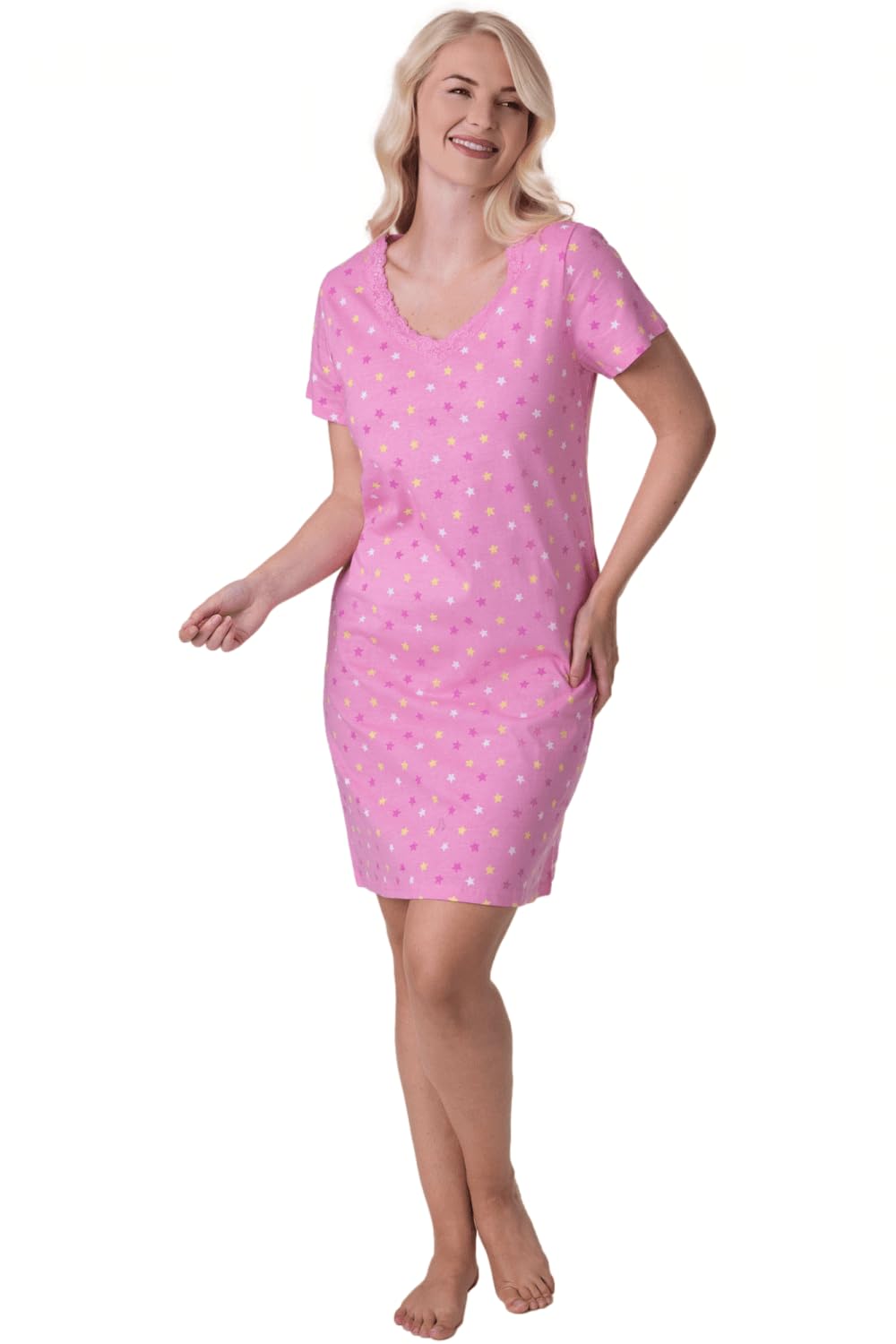 Womens Soft Cotton Summer Nightdresses
