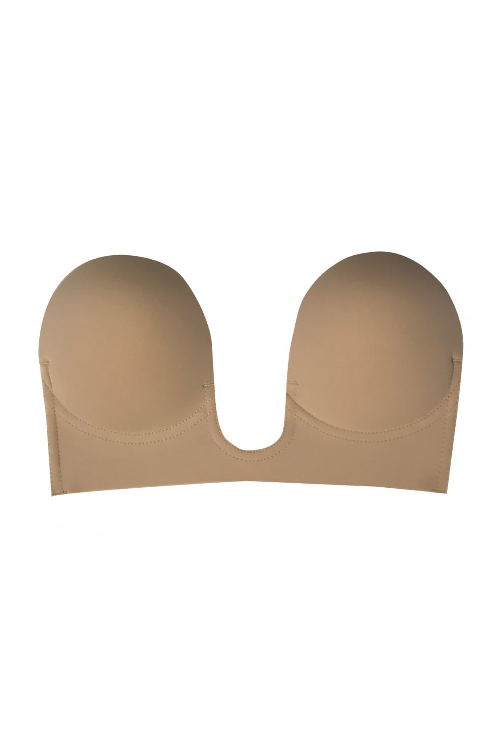 Beige One Piece Micro Fibre Underwire Push Up Bra