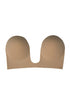 Beige One Piece Micro Fibre Underwire Push Up Bra