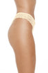 Six Pack Ivory Floral Lace Melody Thong