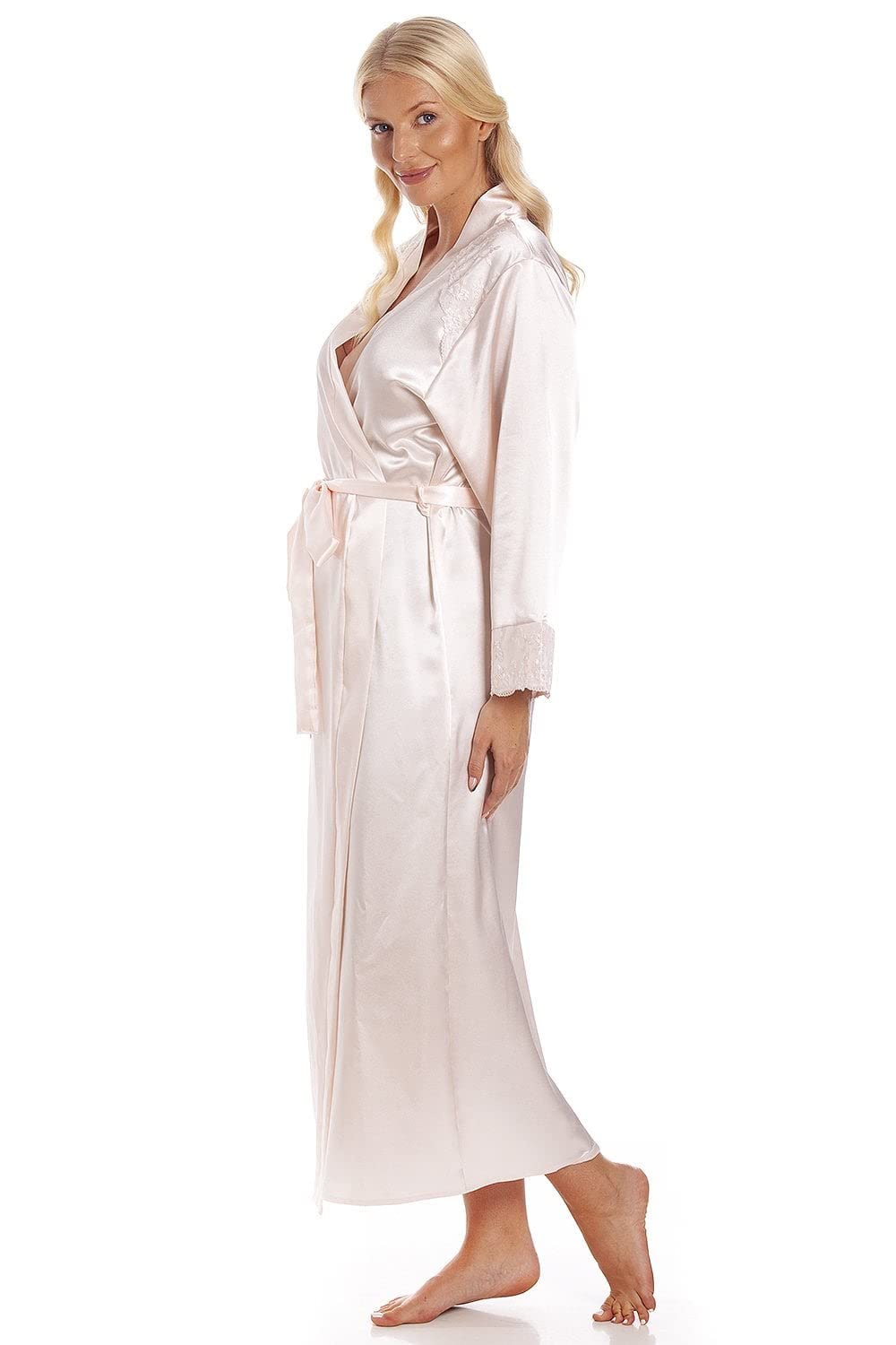 Womens Luxury Long Satin Wraps