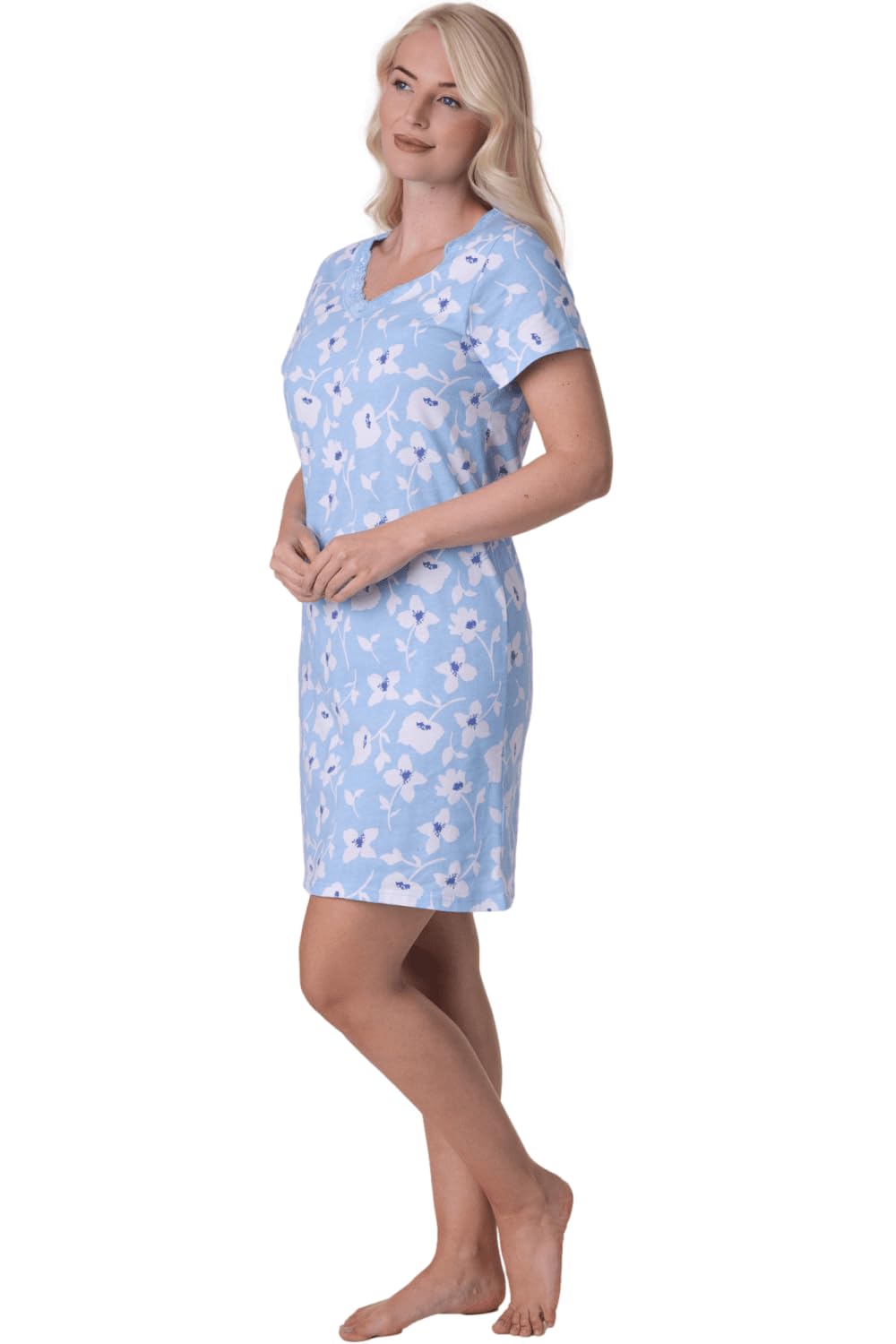 Womens Soft Cotton Summer Nightdresses