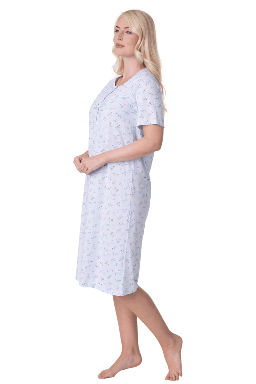 Womens Classic Short Sleeved Nightdress