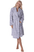 Camille Women's Supersoft Fleece Bathrobe with Shawl Collar & Pockets