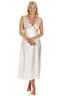 Womens Luxury Lace Satin Chemise 