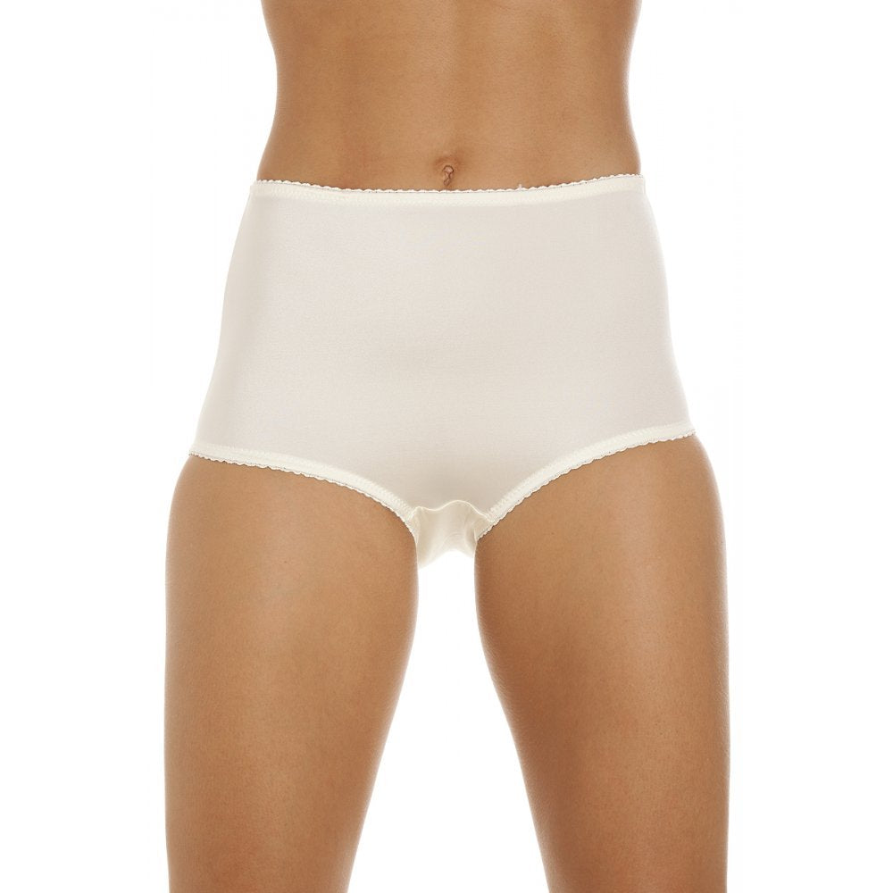 Womens Two Pack Smooth High Waist Beige Control Briefs