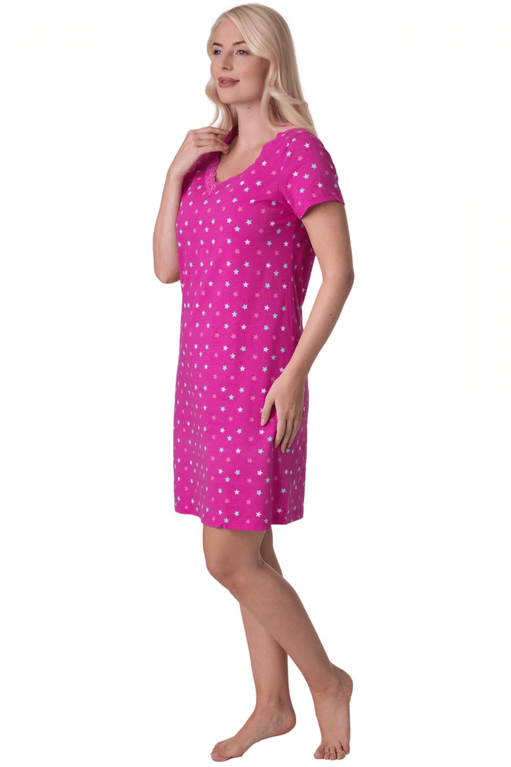 Womens Soft Cotton Summer Nightdresses